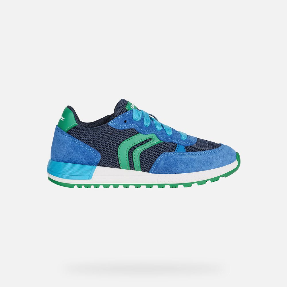 Geox Sneakers Blue Alben - Geox Boys Shoes - MCJSTR501